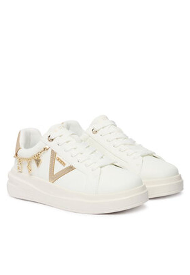 Guess Sneakersy FLTBTT LEA12 Biały. Kolor: biały. Materiał: skóra