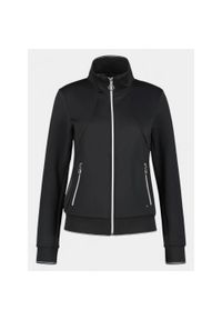 LUHTA - Sweter damski Luhta Illinsaari. Typ kołnierza: polo. Kolor: czarny. Materiał: polar. Sport: turystyka piesza #1