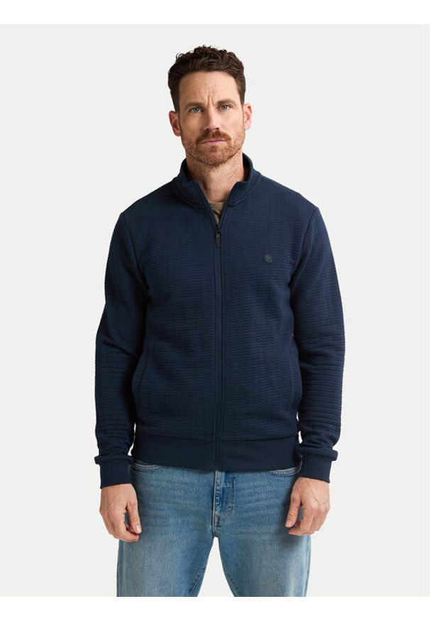 Petrol Industries Bluza M-1050-SWC333 Granatowy Regular Fit. Kolor: niebieski. Materiał: syntetyk
