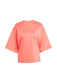 Adidas - Koszulka ALL SZN Soft Lux Loose. Kolor: żółty, pomarańczowy, wielokolorowy