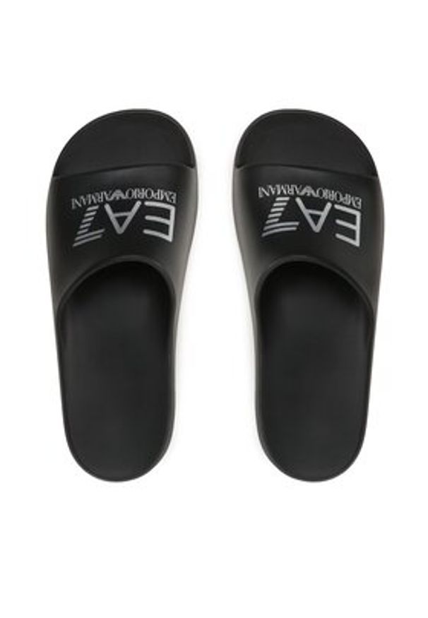 EA7 Emporio Armani Klapki XBP008 XK337 N763 Czarny. Kolor: czarny