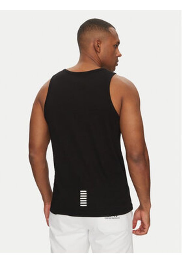 EA7 Emporio Armani Tank top 7M000295 AF10375 UC001 Czarny Regular Fit. Kolor: czarny. Materiał: bawełna