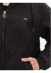 Guess Kurtka przejściowa V5YL0 3WHEB2 Czarny Regular Fit. Kolor: czarny. Materiał: syntetyk