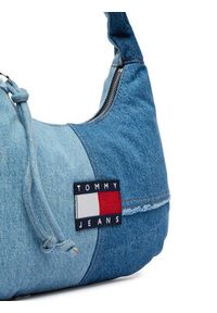 Tommy Jeans Torebka Tjw Denim Patchwork Shoulder Bag AW0AW18471 Niebieski. Kolor: niebieski #4