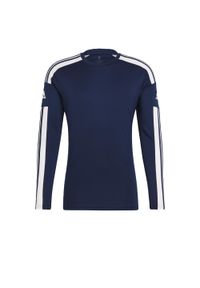 Adidas - Koszulka męska adidas Squadra 21 JSY. Kolor: niebieski, wielokolorowy, biały. Materiał: jersey, materiał. Długość rękawa: długi rękaw. Długość: długie. Sport: fitness, piłka nożna