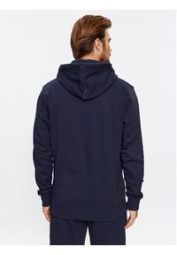 GANT - Gant Bluza Crest Hoodie 2006069 Granatowy Relaxed Fit. Kolor: niebieski. Materiał: bawełna