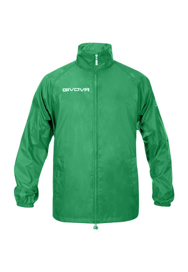 Kurtka Givova Rain Basico zielona. Kolor: zielony. Sezon: zima. Sport: bieganie