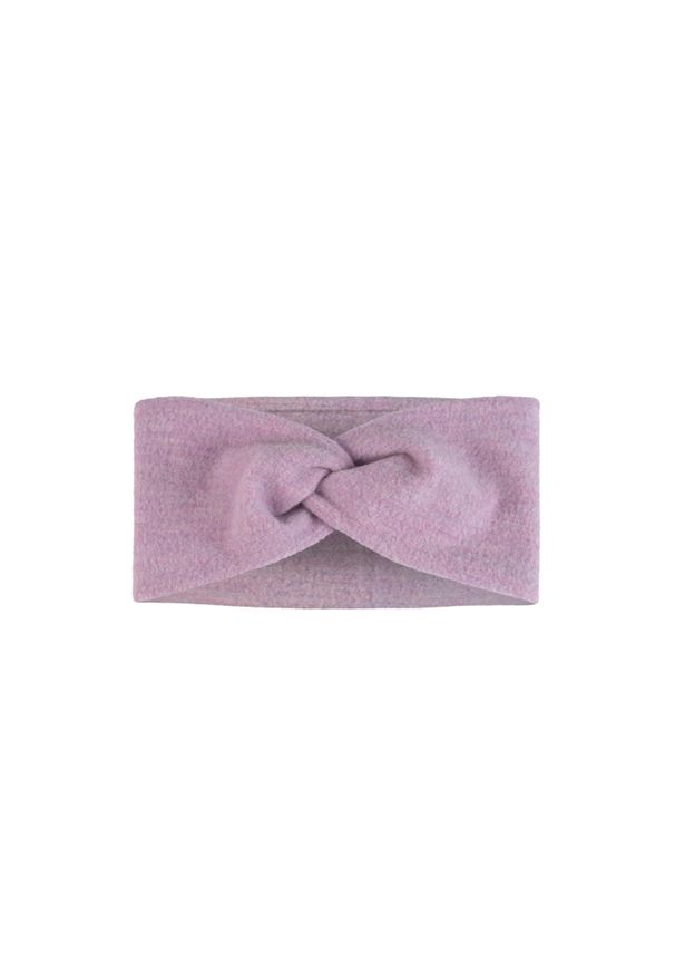 Damska opaska z polaru z wełny merynosów Buff Solid. Kolor: fioletowy. Materiał: polar, wełna. Styl: sportowy