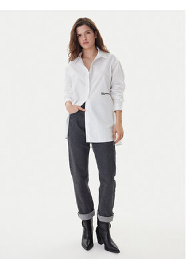 Karl Lagerfeld Jeans Koszula A3W11010 Biały Regular Fit. Kolor: biały. Materiał: bawełna