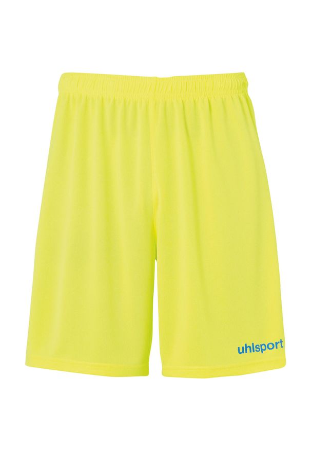 UHLSPORT - Szorty Uhlsport center basic. Kolor: żółty. Materiał: materiał. Sport: piłka nożna, fitness