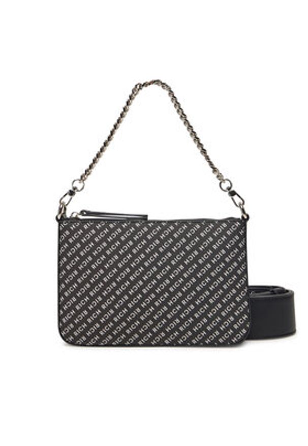 John Richmond Torebka RWP25052BO Czarny. Kolor: czarny. Materiał: skórzane