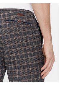 Bugatti Chinosy 4890 26346 Brązowy Modern Fit. Kolor: brązowy. Materiał: bawełna #3