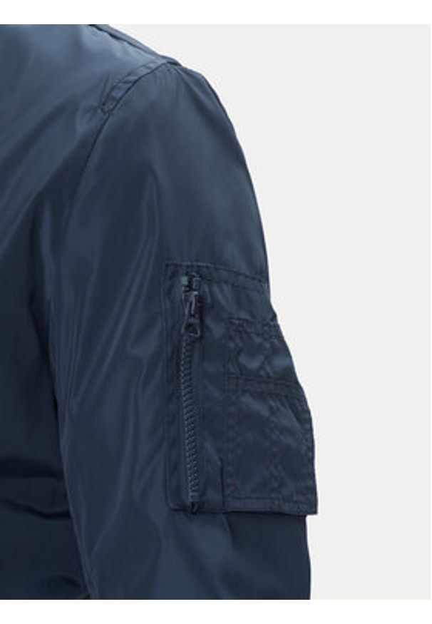 Schott NYC Kurtka bomber Airstar Granatowy Regular Fit. Kolor: niebieski. Materiał: syntetyk