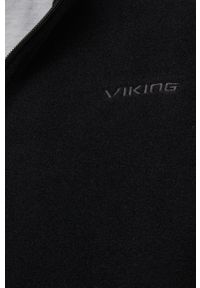 Viking bluza sportowa Dakota męska kolor czarny gładka. Kolor: czarny. Materiał: polar, dzianina, materiał. Wzór: gładki. Styl: sportowy #6