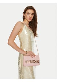 Love Moschino - LOVE MOSCHINO Torebka JC4103PP1LKD0600 Różowy. Kolor: różowy. Materiał: skórzane #3