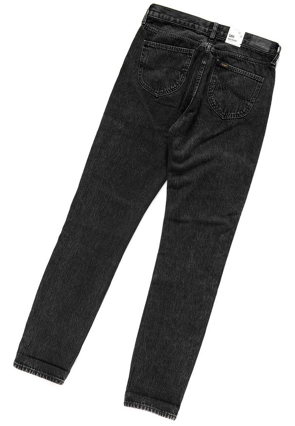 Lee - SPODNIE LEE DAMSKIE CAROL NEW STRAIGHT BLACK AURORA L30UGFXT 112106758