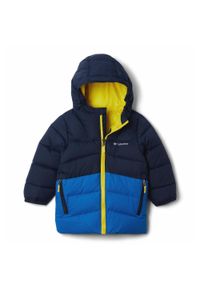 columbia - Kurtka Zimowa Dziecięca Columbia Arctic Blast Jacket. Kolor: niebieski. Materiał: puch. Sezon: zima #1
