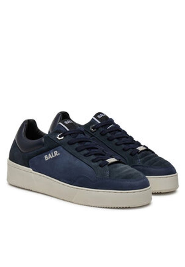 BALR. Sneakersy Bt Leather Sneaker B1511.1045.1191 Granatowy. Kolor: niebieski. Materiał: skóra, nubuk