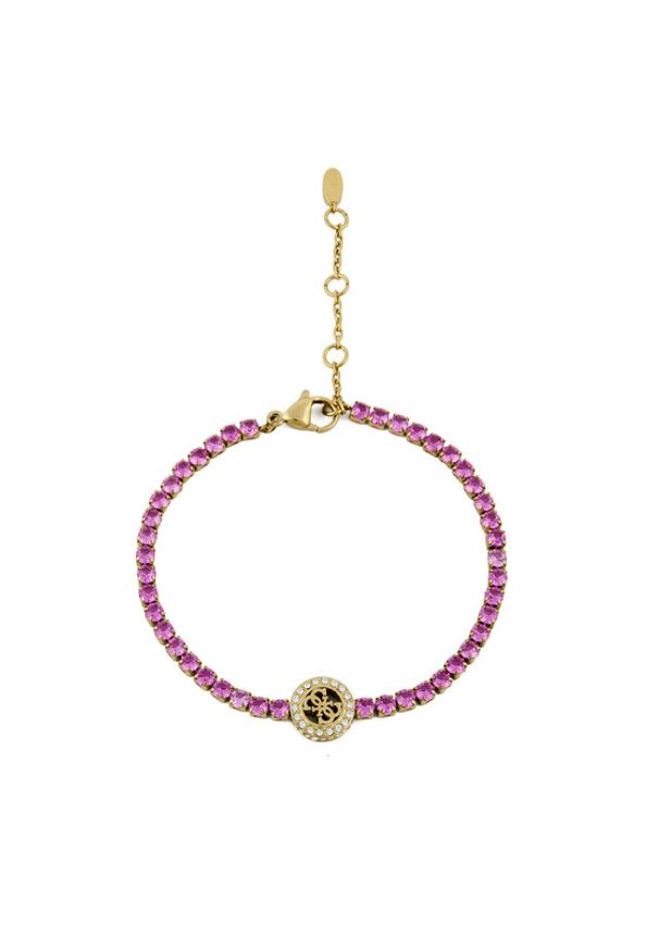 Guess Bransoletka JUBB05 142JW Złoty. Materiał: metalowe. Kolor: złoty