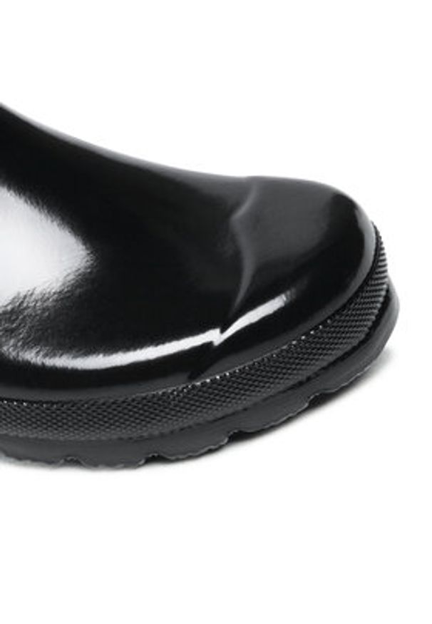 Hunter Kalosze Original Chelsea Gloss WFS2078RGL Czarny. Kolor: czarny. Materiał: kauczuk