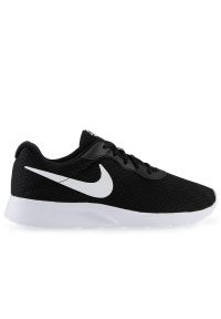 Buty Nike Tanjun DJ6258-003 - czarne. Kolor: czarny. Materiał: guma, syntetyk, materiał. Szerokość cholewki: normalna. Wzór: aplikacja. Model: Nike Tanjun