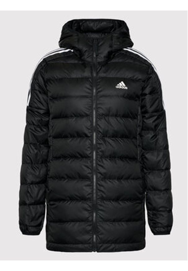 Adidas - adidas Kurtka puchowa GH4590 Czarny Slim Fit. Kolor: czarny. Materiał: syntetyk, puch