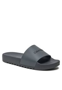 Calvin Klein Klapki Chuncky Pool Slide Rub HM0HM01063 Szary. Kolor: szary #2