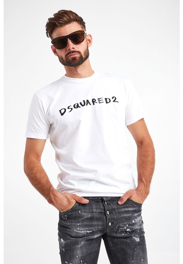 T-SHIRT DSQUARED2. Długość rękawa: krótki rękaw. Długość: krótkie. Wzór: nadruk