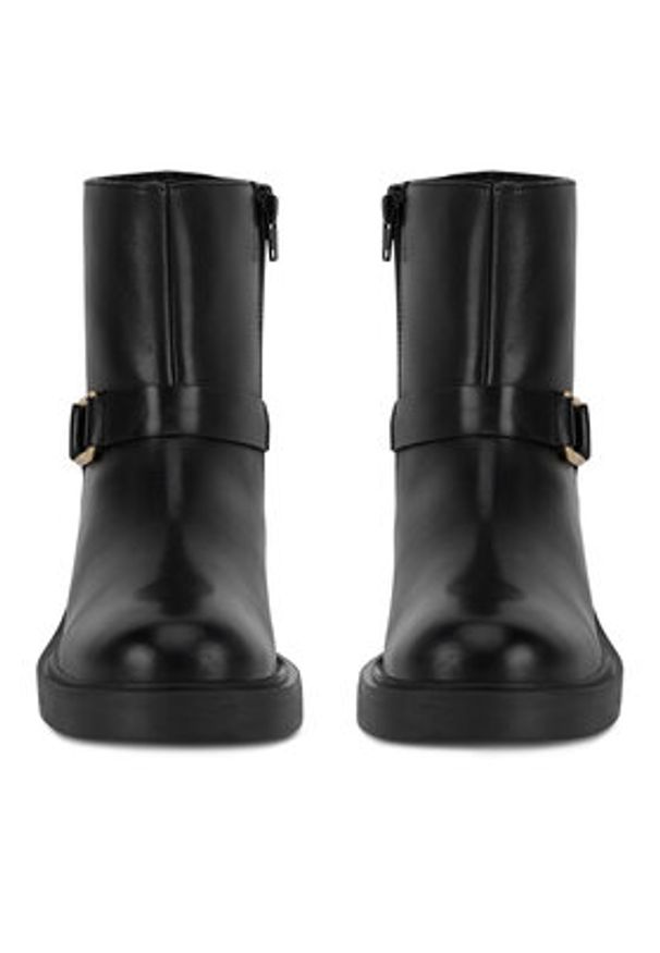 Sergio Bardi Botki WI32-E1060-02SB Czarny. Kolor: czarny. Materiał: skóra