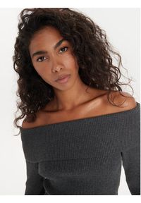 Guess Sweter Nina W4BR73 Z3K92 Szary Slim Fit. Kolor: szary. Materiał: syntetyk #4