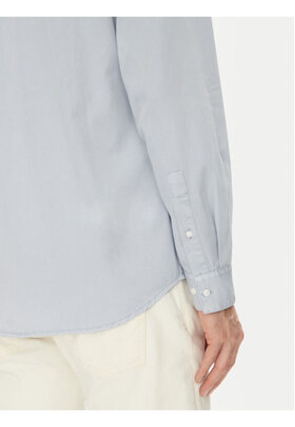 Calvin Klein Koszula K10K114200 Błękitny Comfort Fit. Kolor: niebieski. Materiał: bawełna