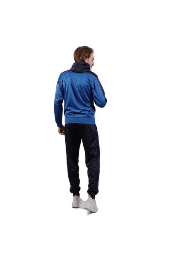 Givova Roma dres z kapturem polarfleece, rozmiar S. Kolor: niebieski. Materiał: dresówka. Sport: fitness, piłka nożna