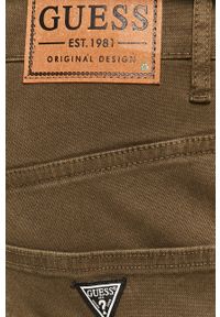 Guess Jeans - Spodnie. Materiał: tkanina, bawełna, jeans, elastan. Wzór: gładki #4