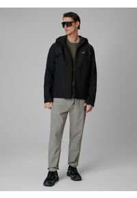 4f - 4F Kurtka przejściowa membrana 5000 męska - czarna S. Okazja: na spacer, na co dzień, do pracy. Kolor: czarny. Materiał: materiał. Styl: casual #2