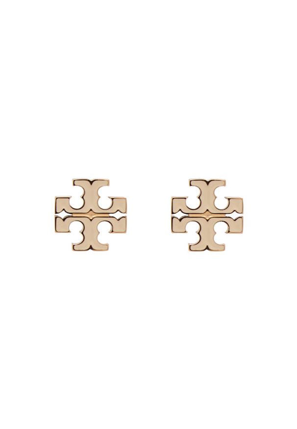 Tory Burch Kolczyki 177397 Kremowy. Materiał: ze stali, ze stali nierdzewnej. Kolor: kremowy