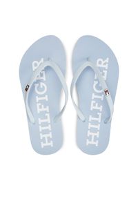 TOMMY HILFIGER - Tommy Hilfiger Japonki Strap Beach Sandal FW0FW07901 Błękitny. Kolor: niebieski