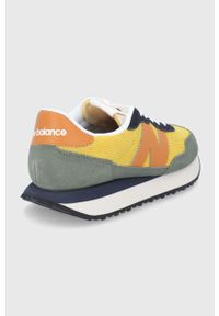 New Balance Buty MS237LU1 kolor żółty. Nosek buta: okrągły. Zapięcie: sznurówki. Kolor: żółty. Materiał: guma #4