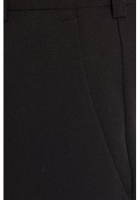 medicine - Medicine spodnie damskie kolor czarny szerokie high waist. Stan: podwyższony. Kolor: czarny #3