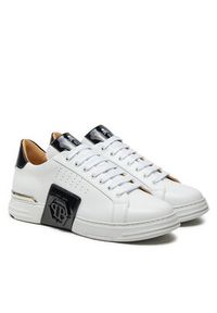 Philipp Plein - PHILIPP PLEIN Sneakersy FADS USC0565 PLE025N Biały. Kolor: biały. Materiał: skóra #6