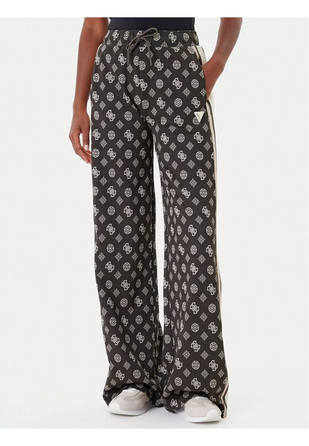 Guess Spodnie dresowe V5YB10 K0282 Zielony Relaxed Fit. Kolor: zielony. Materiał: syntetyk