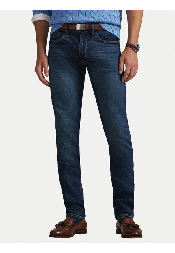 Polo Ralph Lauren Jeansy 710982150001 Niebieski Slim Fit. Kolor: niebieski