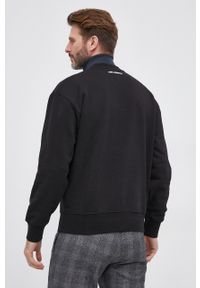 Karl Lagerfeld Bluza 216W1881 kolor czarny z nadrukiem. Okazja: na co dzień. Kolor: czarny. Materiał: dzianina. Wzór: nadruk. Styl: casual #4