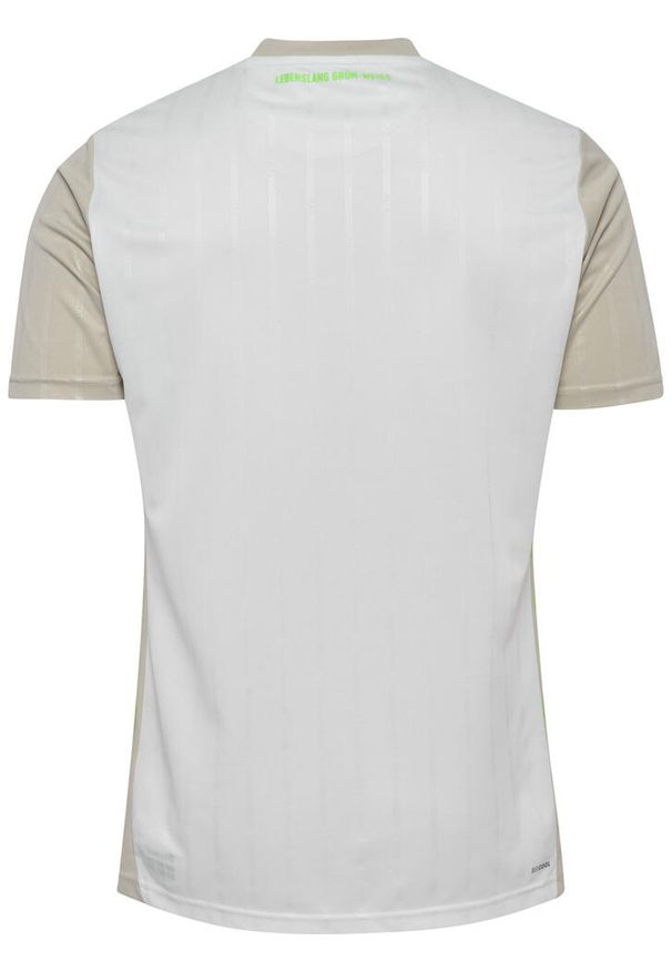 Hummel - Koszulka Wyjazdowa Werderu Brema 2025/26. Kolor: biały. Sport: piłka nożna