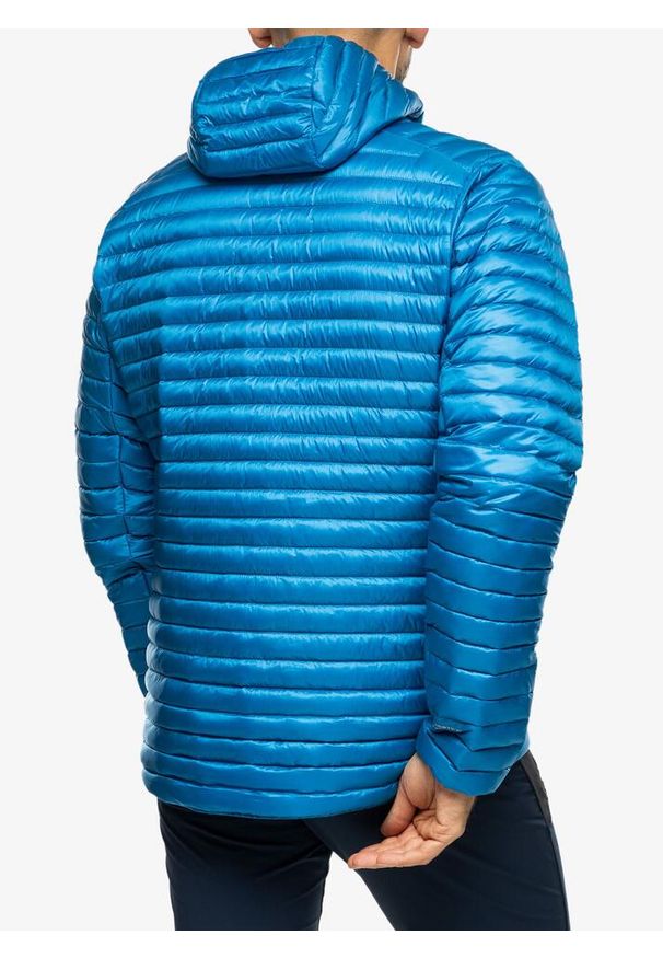 Kurtka puchowa męska Montane Anti-Freeze Lite Hoodie. Kolor: niebieski. Materiał: puch
