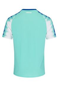 Head T-Shirt Topspin 811453 Turkusowy Regular Fit. Kolor: turkusowy. Materiał: syntetyk #5