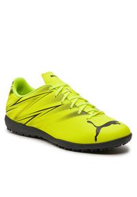 Puma Buty do piłki nożnej Attacanto Tt 10747807 07 Żółty. Kolor: żółty. Materiał: skóra