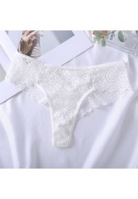 Intica - Koronkowe brazyliany subtelne i dopasowane Vinaldina. Kolor: biały. Materiał: koronka. Wzór: koronka