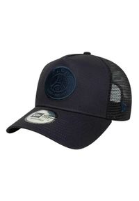 PSG - New Era czapka z daszkiem Trucker Cap Paris Saint-Germain granatowa. Kolor: niebieski