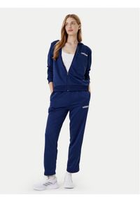 Adidas - adidas Dres Essentials Linear JD2696 Granatowy Slim Fit. Kolor: niebieski. Materiał: syntetyk #1