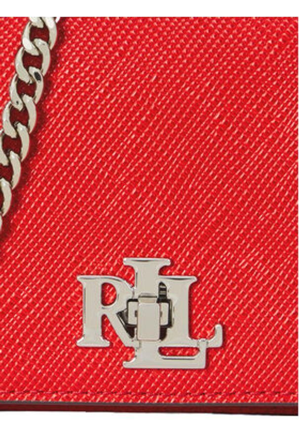 Lauren Ralph Lauren - LAUREN RALPH LAUREN Torebka 432966784006 Czerwony. Kolor: czerwony. Materiał: skórzane